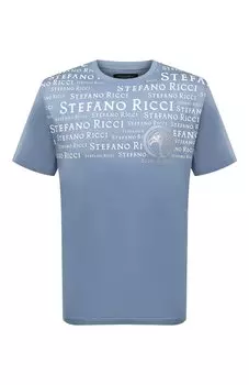 Хлопковая футболка Stefano Ricci