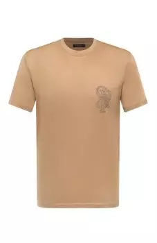 Хлопковая футболка Stefano Ricci