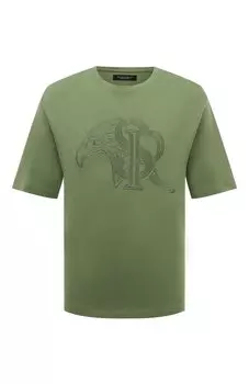 Хлопковая футболка Stefano Ricci