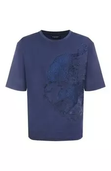 Хлопковая футболка Stefano Ricci