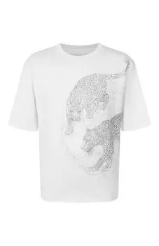 Хлопковая футболка Stefano Ricci