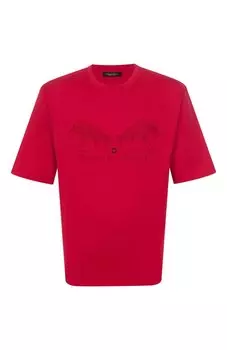 Хлопковая футболка Stefano Ricci