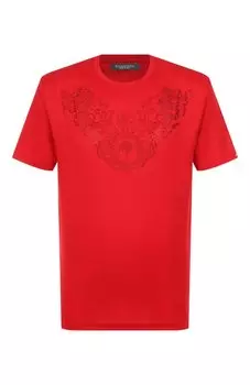 Хлопковая футболка Stefano Ricci