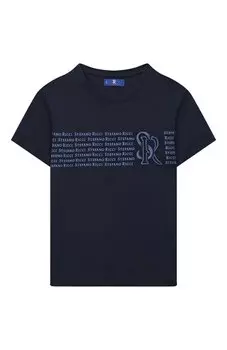 Хлопковая футболка Stefano Ricci Junior