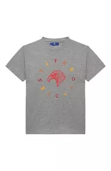 Хлопковая футболка Stefano Ricci Junior