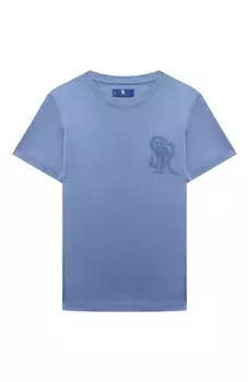 Хлопковая футболка Stefano Ricci Junior