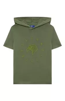 Хлопковая футболка Stefano Ricci Junior