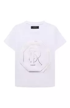 Хлопковая футболка Stefano Ricci Junior