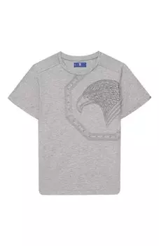 Хлопковая футболка Stefano Ricci Junior