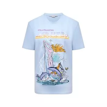 Хлопковая футболка Stella McCartney