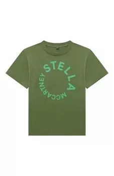 Хлопковая футболка Stella McCartney