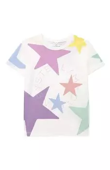 Хлопковая футболка Stella McCartney