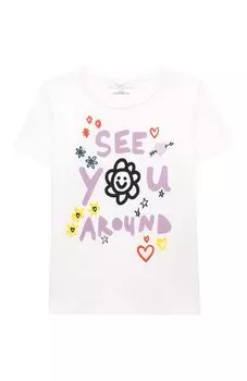 Хлопковая футболка Stella McCartney