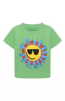 Хлопковая футболка Stella McCartney