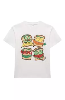 Хлопковая футболка Stella McCartney