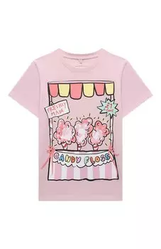 Хлопковая футболка Stella McCartney