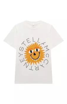 Хлопковая футболка Stella McCartney