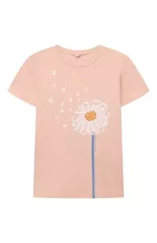 Хлопковая футболка Stella McCartney