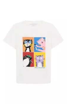 Хлопковая футболка Stella McCartney
