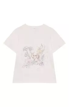 Хлопковая футболка Stella McCartney