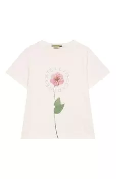 Хлопковая футболка Stella McCartney