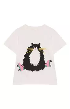 Хлопковая футболка Stella McCartney