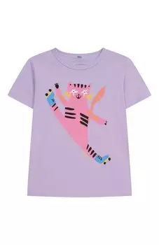 Хлопковая футболка Stella McCartney