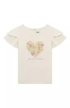 Хлопковая футболка Tartine Et Chocolat