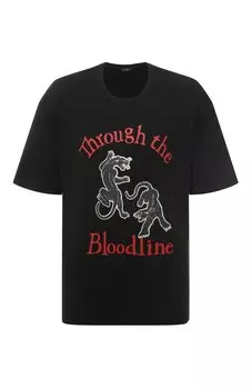 Хлопковая футболка Tee Library