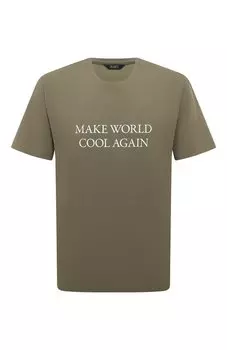 Хлопковая футболка Tee Library