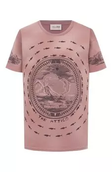 Хлопковая футболка The Attico