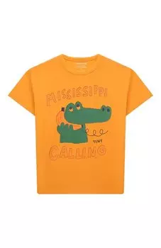 Хлопковая футболка TINYCOTTONS