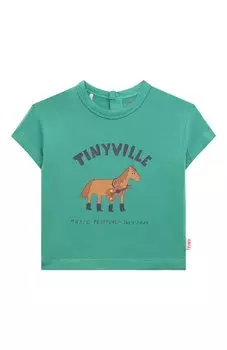 Хлопковая футболка TINYCOTTONS