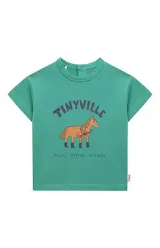 Хлопковая футболка TINYCOTTONS