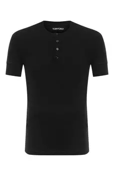Хлопковая футболка-хенли Tom Ford