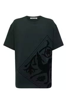 Хлопковая футболка Trussardi