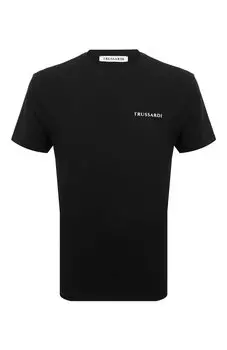 Хлопковая футболка Trussardi