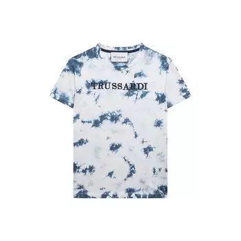 Хлопковая футболка Trussardi junior