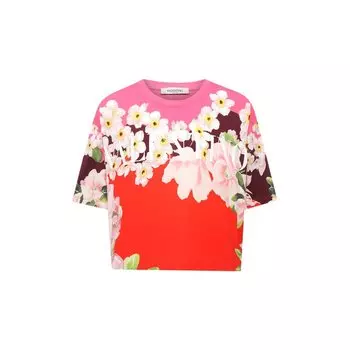 Хлопковая футболка Valentino