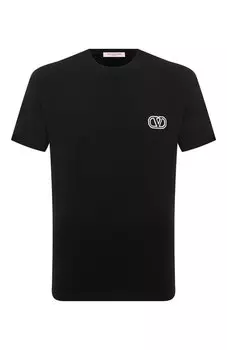 Хлопковая футболка Valentino