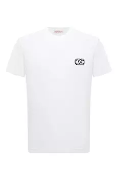 Хлопковая футболка Valentino