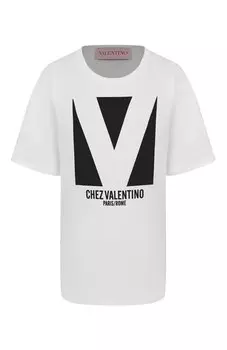 Хлопковая футболка Valentino