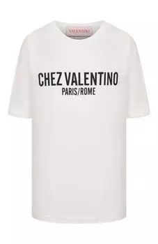 Хлопковая футболка Valentino