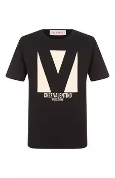 Хлопковая футболка Valentino