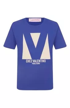 Хлопковая футболка Valentino