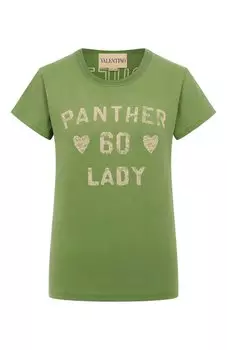 Хлопковая футболка Valentino