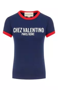 Хлопковая футболка Valentino