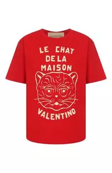 Хлопковая футболка Valentino