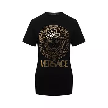 Хлопковая футболка Versace