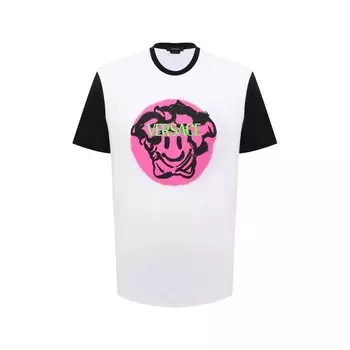 Хлопковая футболка Versace